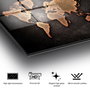 Wallity Cuadro Decorativo de Vidrio Templado Multicolor 50 x 70 cm